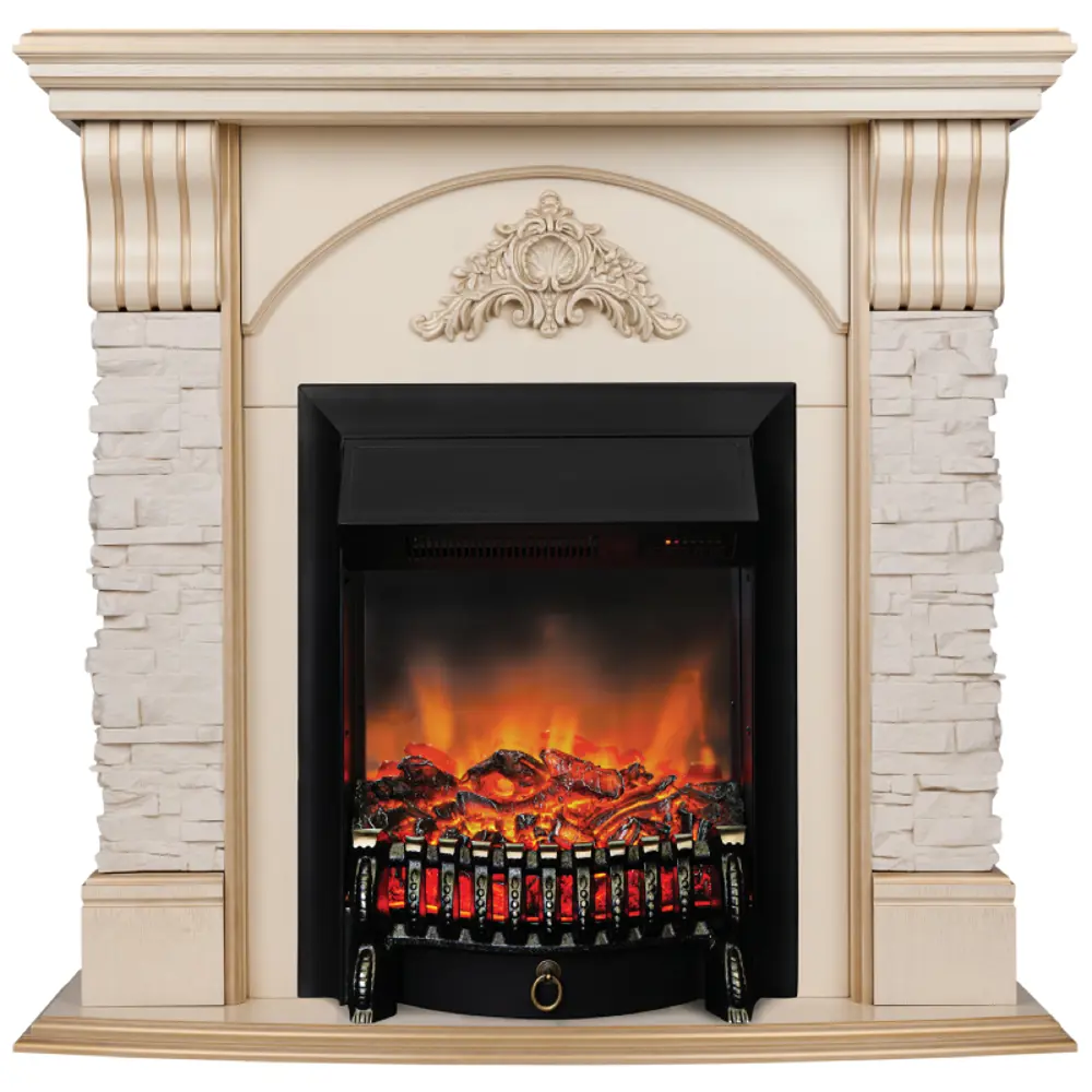 Фото Каминокомплект Realflame Athena с очагом Fobos Lux BL 1600Вт дуб шале белый Фото Каминокомплект Realflame Athena с очагом Fobos Lux BL 1600Вт дуб шале белый