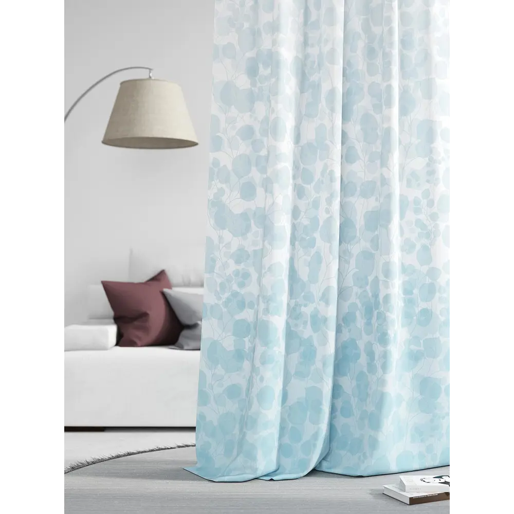 Фото 3 Штора на шторной ленте Comfy Way Нилсти - 43 CW593043-260, 260x150 см, цвет белый