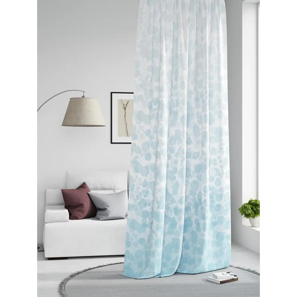 Фото Штора на шторной ленте Comfy Way Нилсти - 43 CW593043-260, 260x150 см, цвет белый