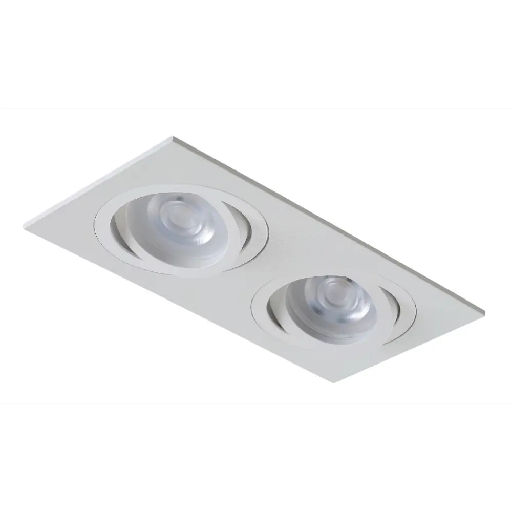 Фото Светильник точечный встраиваемый Crystal Lux 002 Clt 002c2 wh под отверстие 16 мм GU10 цвет белый Фото Светильник точечный встраиваемый Crystal Lux 002 Clt 002c2 wh под отверстие 16 мм GU10 цвет белый