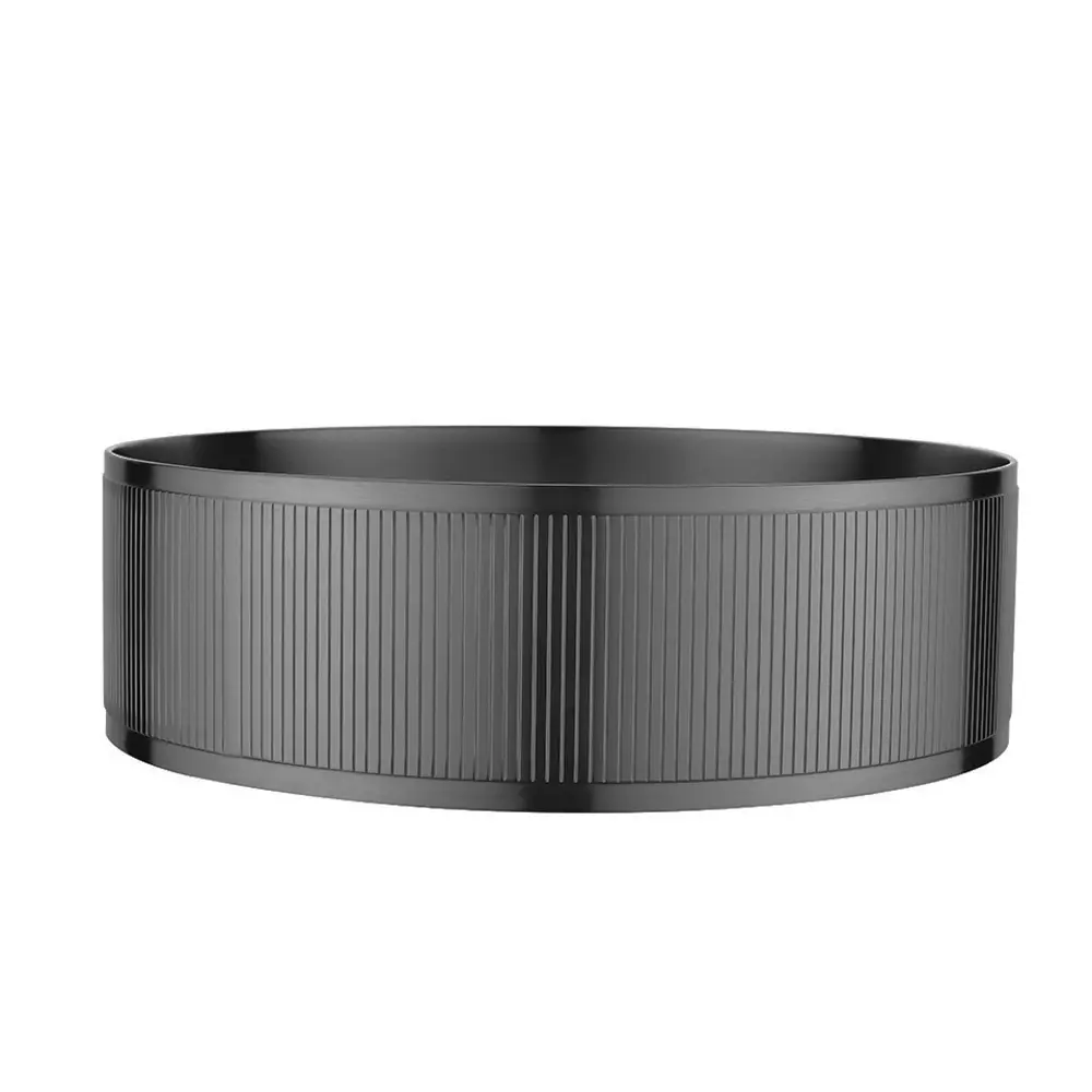 Фото Раковина AltroBagno Costoso 001006 MtGr из нержавеющей стали цвет оружейная сталь Фото Раковина AltroBagno Costoso 001006 MtGr из нержавеющей стали цвет оружейная сталь