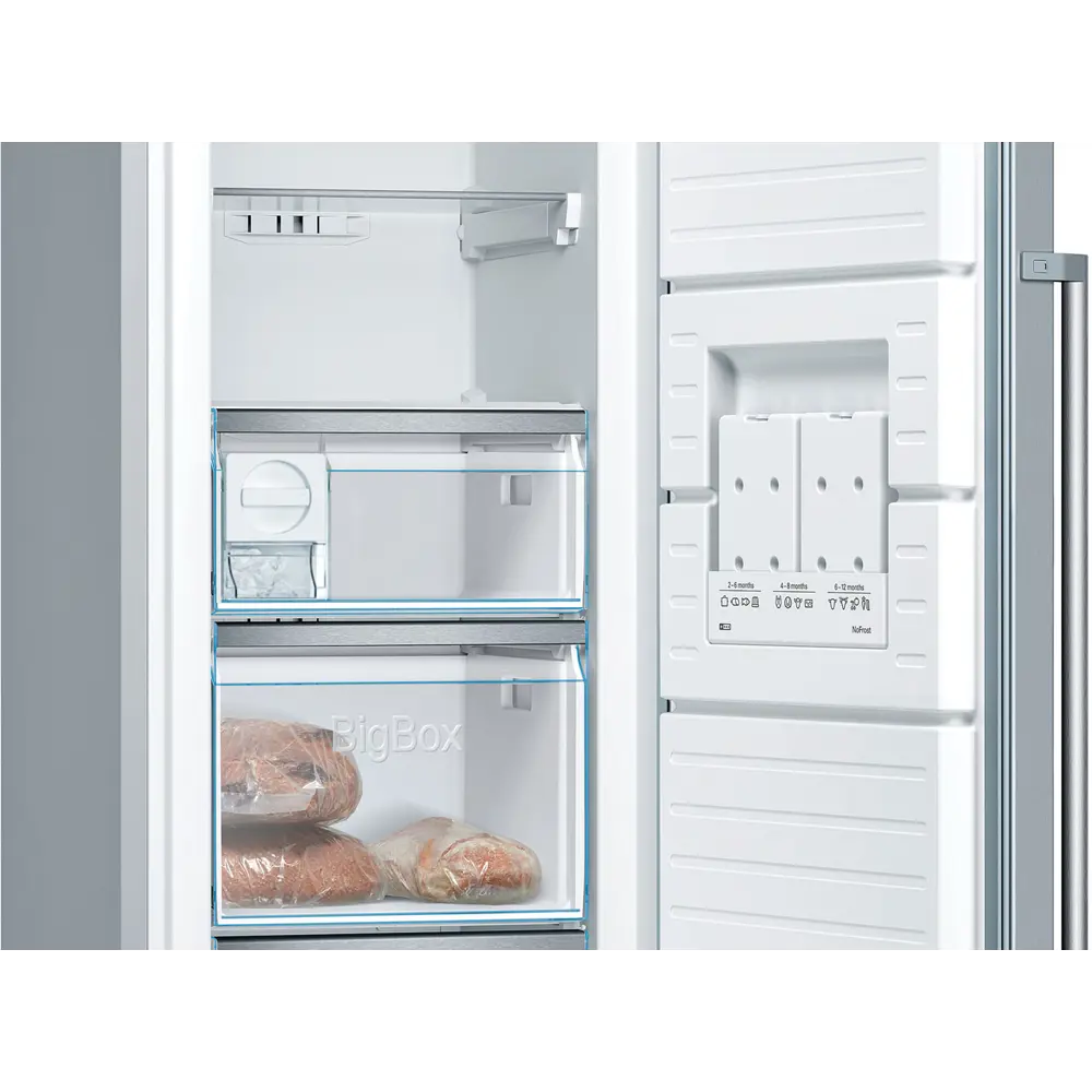 Фото 4 Отдельностоящая морозильная камера Bosch 702969 60x186x65 см цвет нержавеющая сталь Фото 4 Отдельностоящая морозильная камера Bosch 702969 60x186x65 см цвет нержавеющая сталь