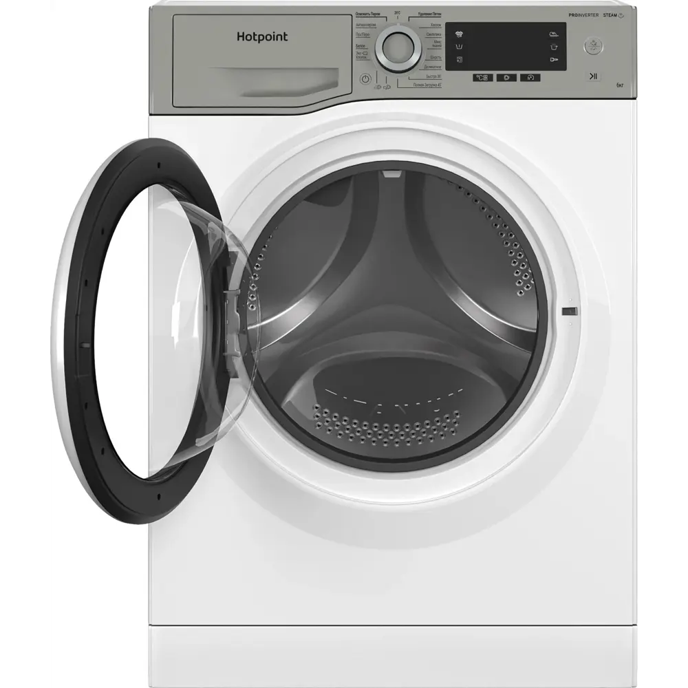 Фото Стиральная машина Hotpoint 869991655540 59.5x85x42.5 см 6 кг цвет белый Фото Стиральная машина Hotpoint 869991655540 59.5x85x42.5 см 6 кг цвет белый