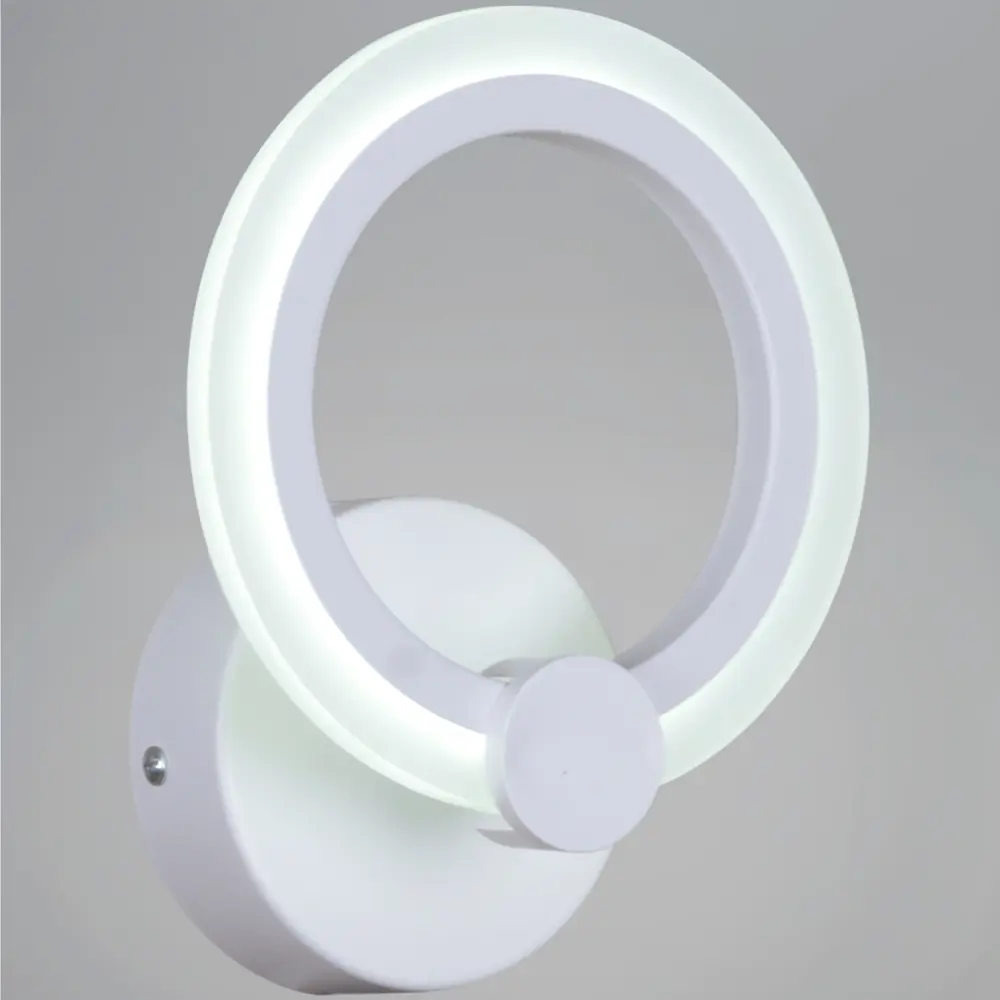 Фото Настенный светильник светодиодный влагозащищенный Reluce 09501-0.2-01 wh регулируемый белый свет цвет белый Фото Настенный светильник светодиодный влагозащищенный Reluce 09501-0.2-01 wh регулируемый белый свет цвет белый