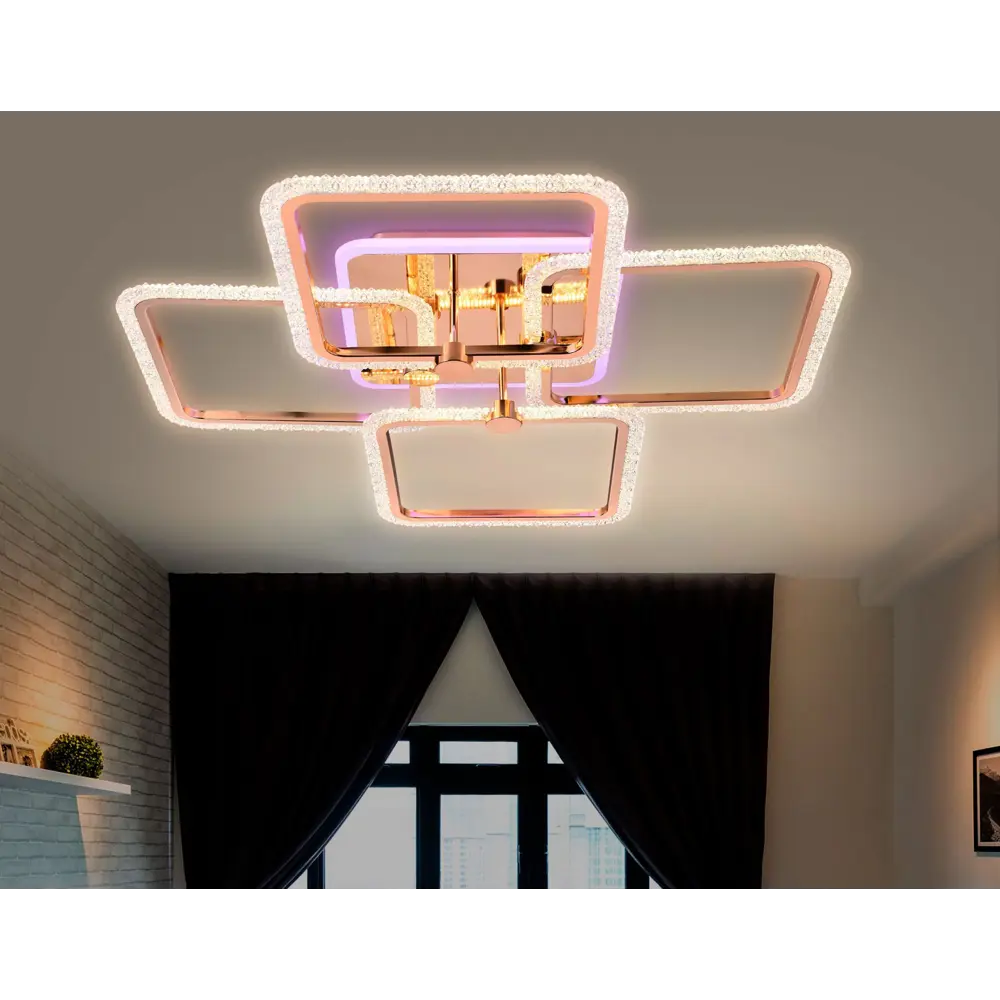 Фото 3 Люстра потолочная светодиодная Ambrella Light FA538 с пультом управления, 15 м², цвет белый Фото 3 Люстра потолочная светодиодная Ambrella Light FA538 с пультом управления, 15 м², цвет белый