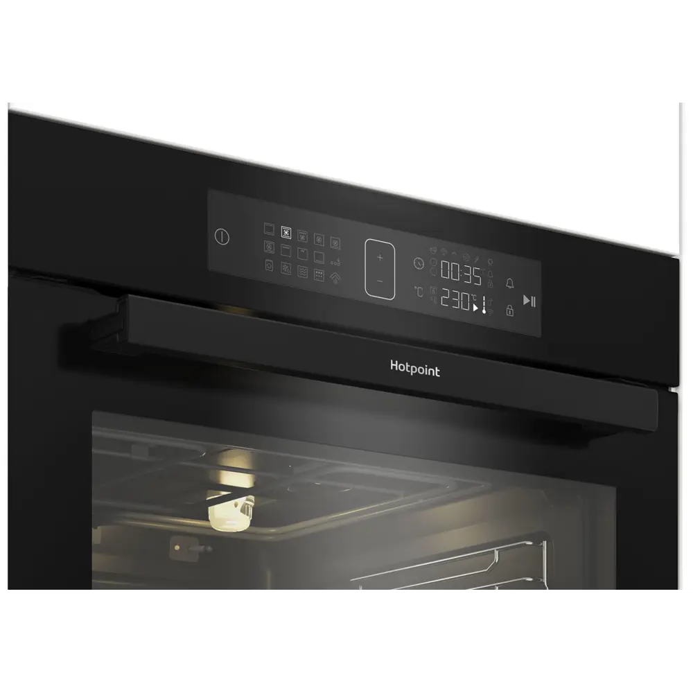 Фото 3 Встраиваемый духовой шкаф Hotpoint Fe8 1351 H Bl 59.40x59.50x56.70 см цвет черный Фото 3 Встраиваемый духовой шкаф Hotpoint Fe8 1351 H Bl 59.40x59.50x56.70 см цвет черный