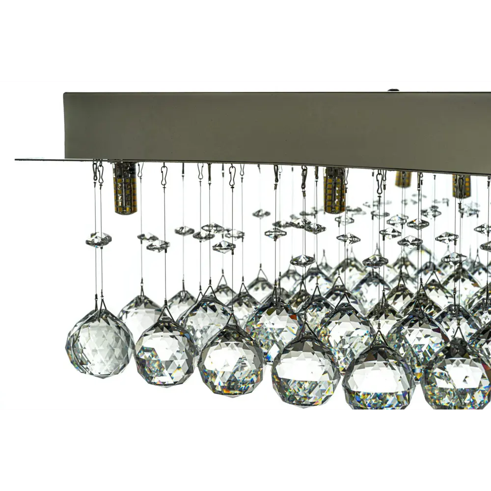 Фото 2 Люстра на штанге Arti lampadari Flusso nickel Al_flusso_h_1.4.50.616_n 8 ламп 17.8 м² цвет прозрачный/матовый Фото 2 Люстра на штанге Arti lampadari Flusso nickel Al_flusso_h_1.4.50.616_n 8 ламп 17.8 м² цвет прозрачный/матовый