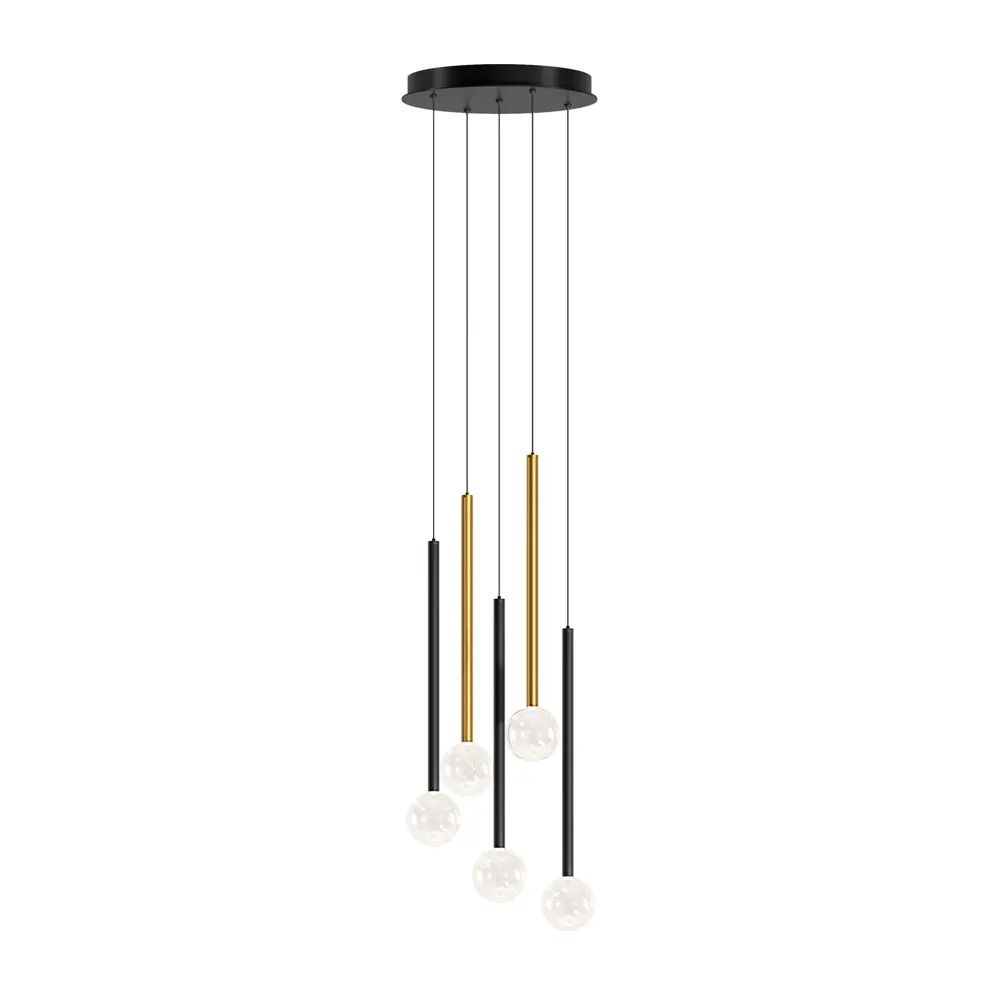 Фото Светильник подвесной светодиодный Maytoni Bubble dream Mod383pl-l16bbs3k 5 м² теплый белый (желтый) свет цвет черный Фото Светильник подвесной светодиодный Maytoni Bubble dream Mod383pl-l16bbs3k 5 м² теплый белый (желтый) свет цвет черный