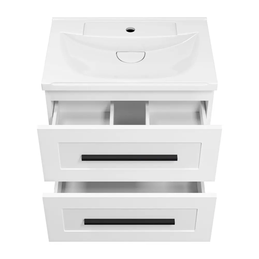 Фото Тумба с раковиной в ванную Misty Модерн 60 подвесная Фото Тумба с раковиной в ванную Misty Модерн 60 подвесная