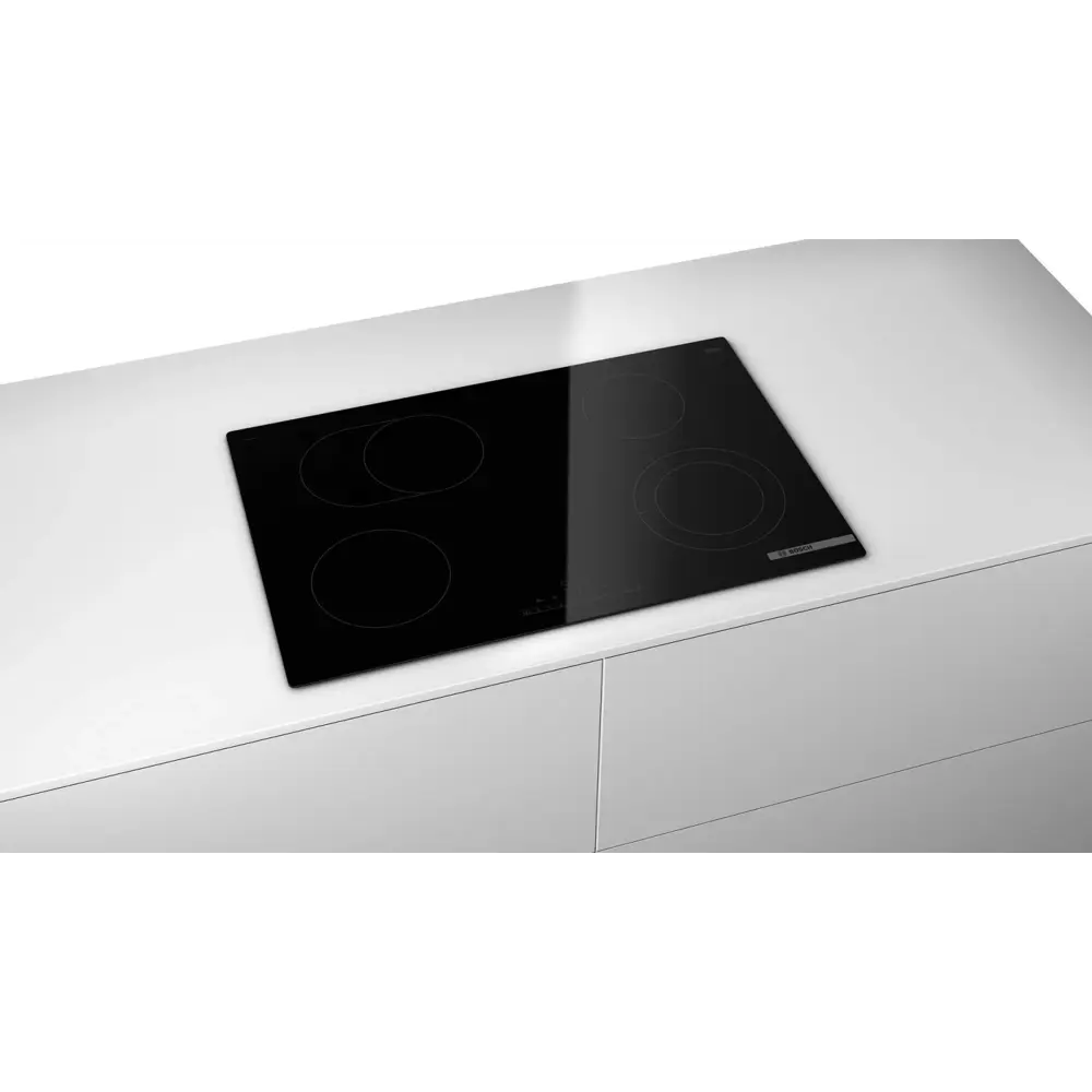 Фото 3 Электрическая варочная панель Bosch PKN811FP2E 80.2 см 4 конфорки цвет черный 655447 Фото 3 Электрическая варочная панель Bosch PKN811FP2E 80.2 см 4 конфорки цвет черный 655447