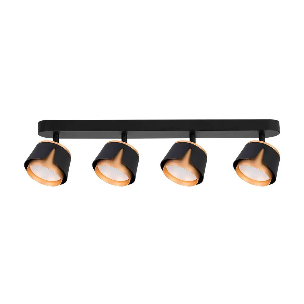 Фото Спот поворотный Arte Lamp A8028pl-4bk 4 лампы GX53 2 м² цвет черный Фото Спот поворотный Arte Lamp A8028pl-4bk 4 лампы GX53 2 м² цвет черный