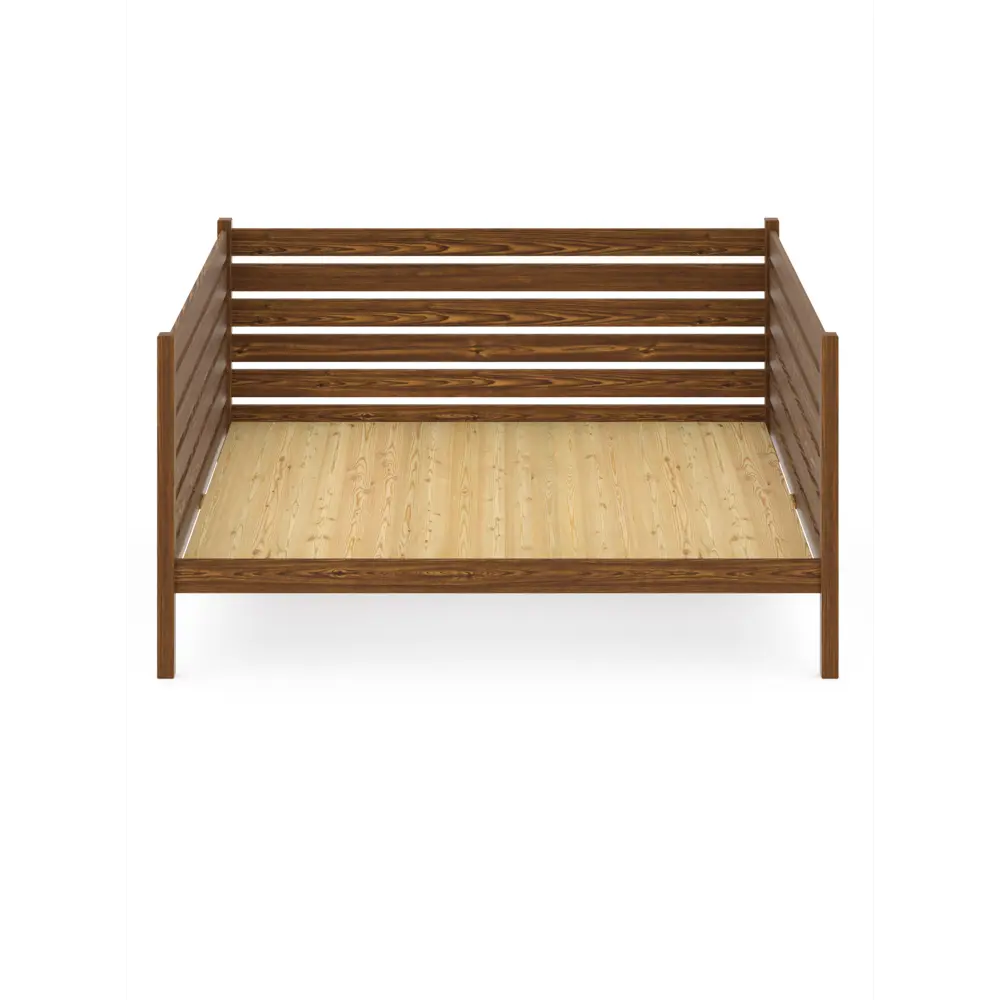 Фото 4 Кровать Solarius Tahta-spin120-190temd-full-2yash 130 x 101 x 200 см сосна цвет коричневый Фото 4 Кровать Solarius Tahta-spin120-190temd-full-2yash 130 x 101 x 200 см сосна цвет коричневый