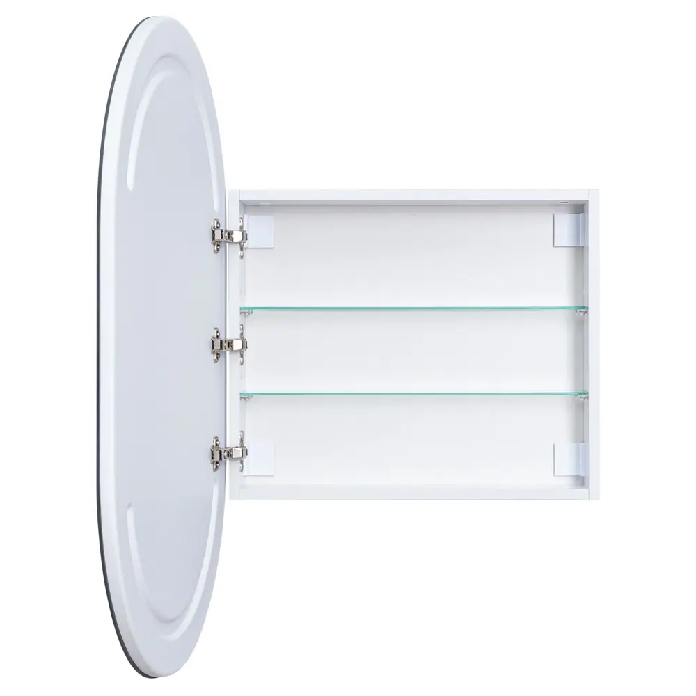 Фото 7 Зеркальный шкаф Aquanet Монте 60 с LED подсветкой белый Фото 7 Зеркальный шкаф Aquanet Монте 60 с LED подсветкой белый