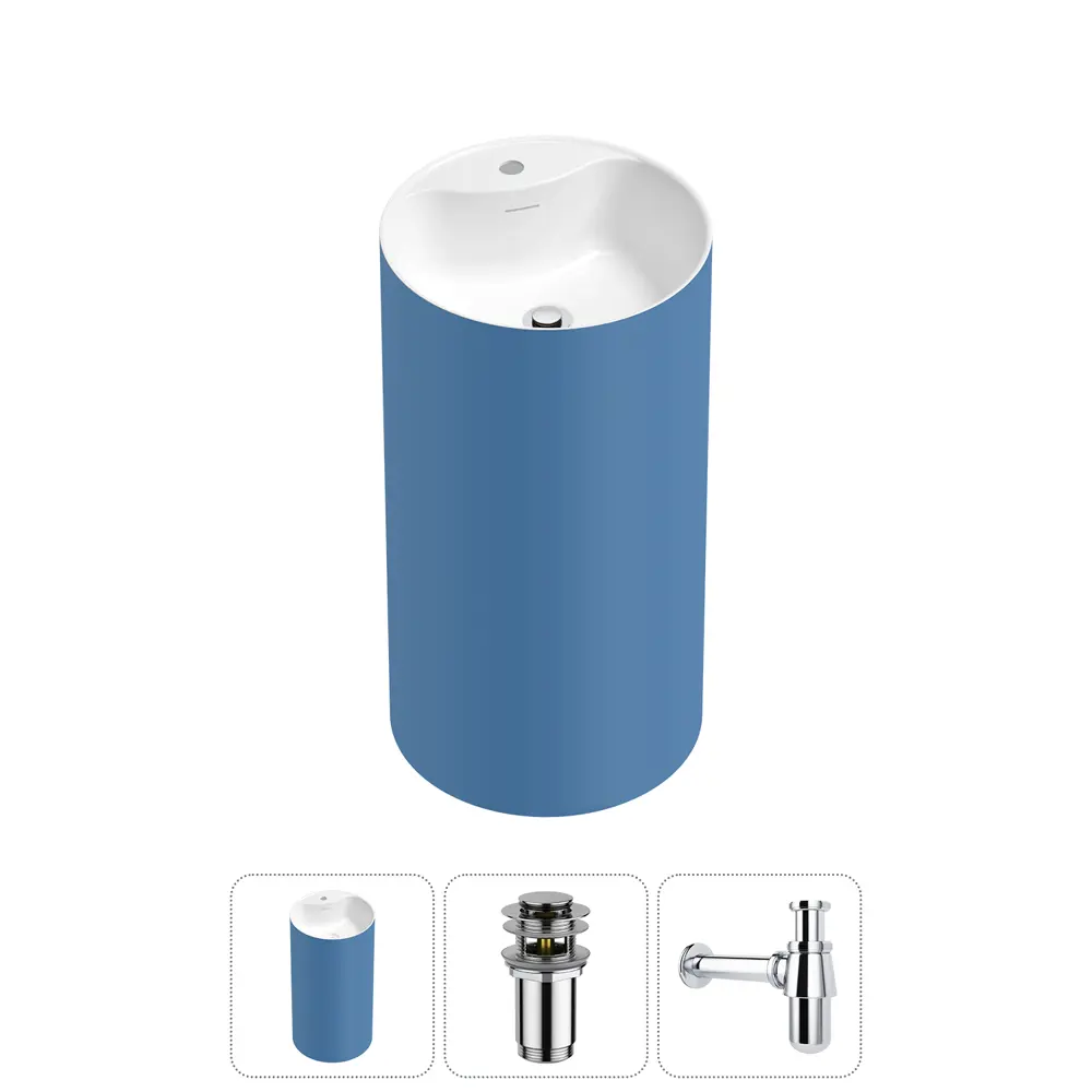 Фото Напольная раковина отдельностоящая Wellsee Chalice Perfection 20213097R размер 45x45x85 см, с донным клапаном и сифоном Фото Напольная раковина отдельностоящая Wellsee Chalice Perfection 20213097R размер 45x45x85 см, с донным клапаном и сифоном
