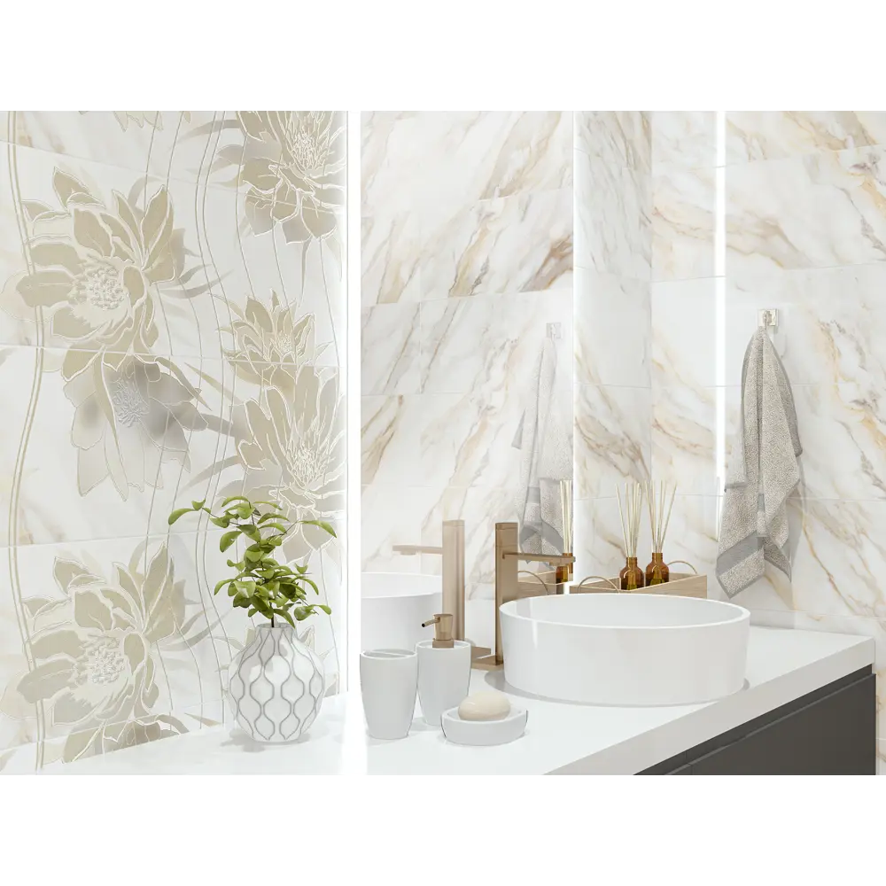 Фото Керамическая плитка Eletto ceramica Calacatta oro 587882002 глянцевый 48.4x70см Фото Керамическая плитка Eletto ceramica Calacatta oro 587882002 глянцевый 48.4x70см