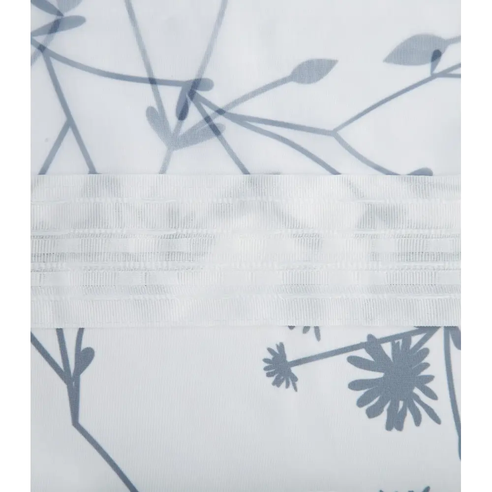 Фото 4 Комплект тюлей Этель Flowers 5525186 на шторной ленте, 260x145 см, цвет белый, 2 шт