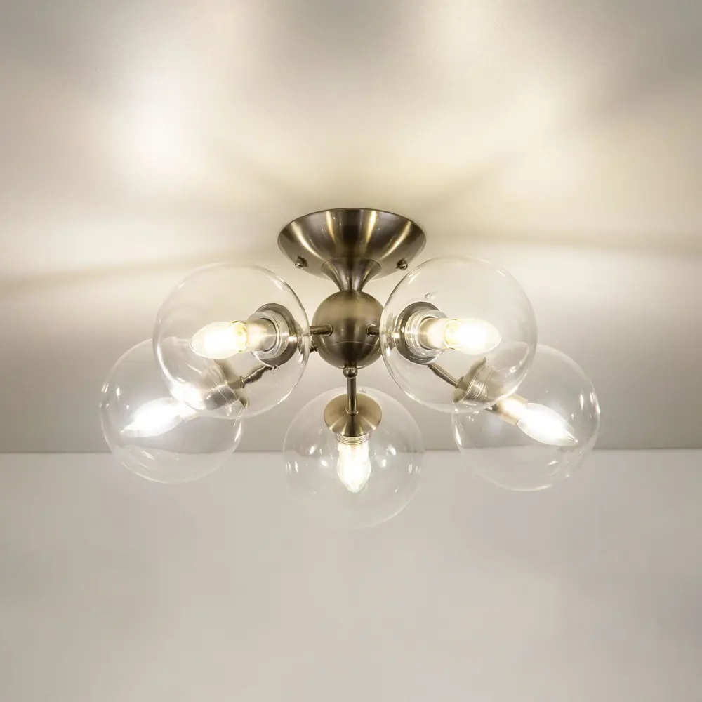Фото Люстра потолочная Citilux Томми CL102151 цвет матовый хром Фото Люстра потолочная Citilux Томми CL102151 цвет матовый хром