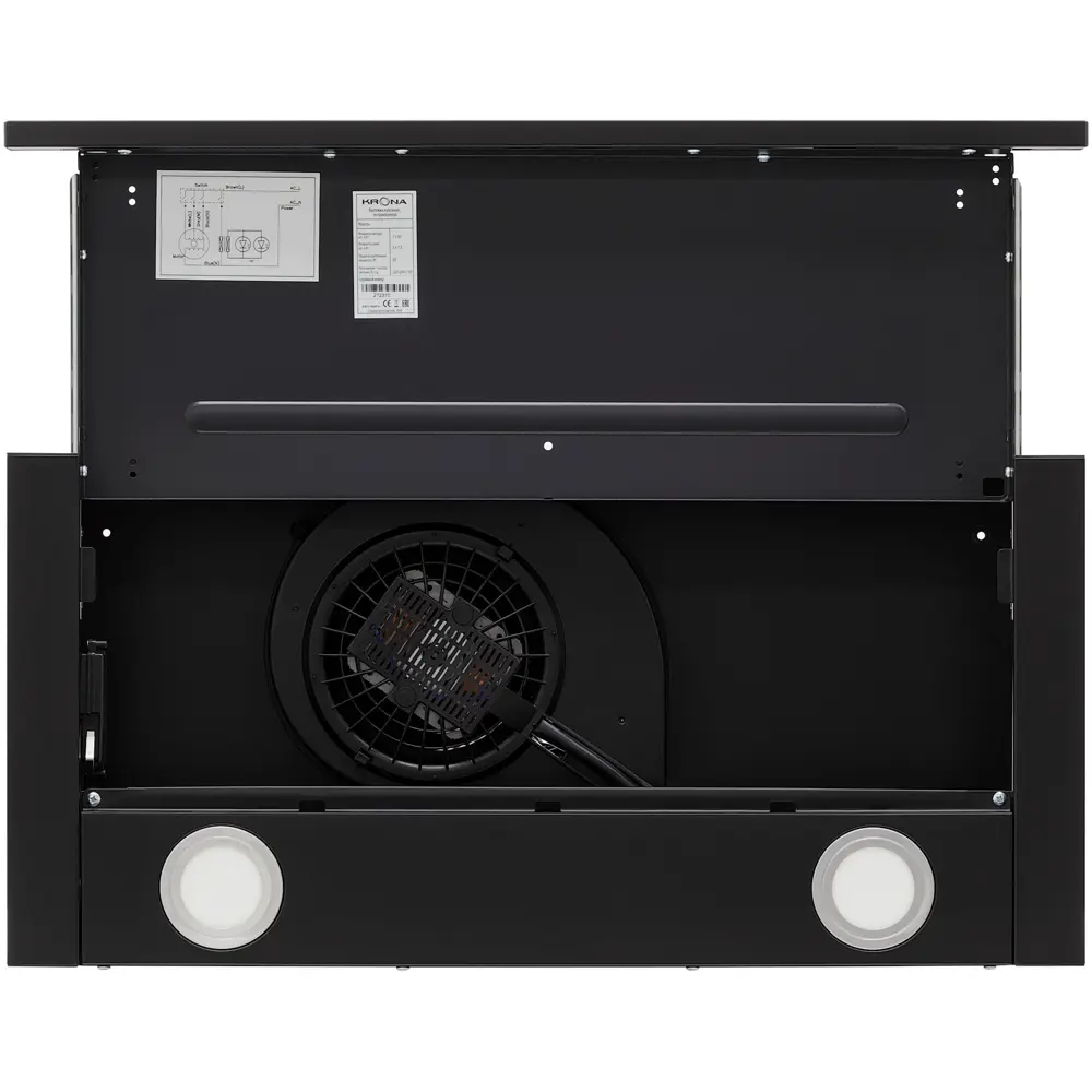 Фото 5 Встраиваемая вытяжка Krona Kamilla T 600 Black 59.7 см цвет черный Фото 5 Встраиваемая вытяжка Krona Kamilla T 600 Black 59.7 см цвет черный