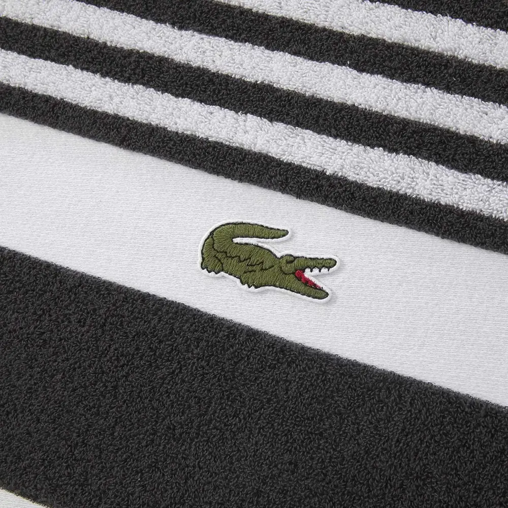 Фото 3 Полотенце Lacoste Friendly Bitume 90x150 см цвет черный Фото 3 Полотенце Lacoste Friendly Bitume 90x150 см цвет черный