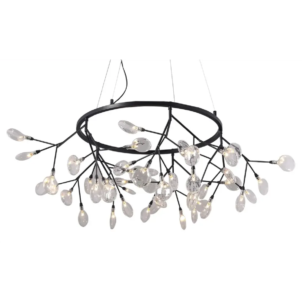 Фото 2 Люстра подвесная Crystal Lux Evita sp45 d black-transparent 45 лампа 13 м² цвет черный Фото 2 Люстра подвесная Crystal Lux Evita sp45 d black-transparent 45 лампа 13 м² цвет черный
