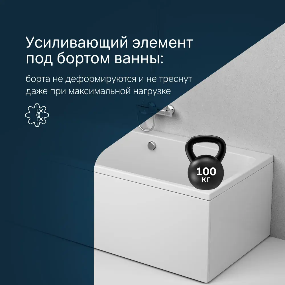 Фото 7 Ванна акриловая Am.pm Func W84A-170-080W-A 170x80 см полка для хранения, декоративная заглушка слива Фото 7 Ванна акриловая Am.pm Func W84A-170-080W-A 170x80 см полка для хранения, декоративная заглушка слива
