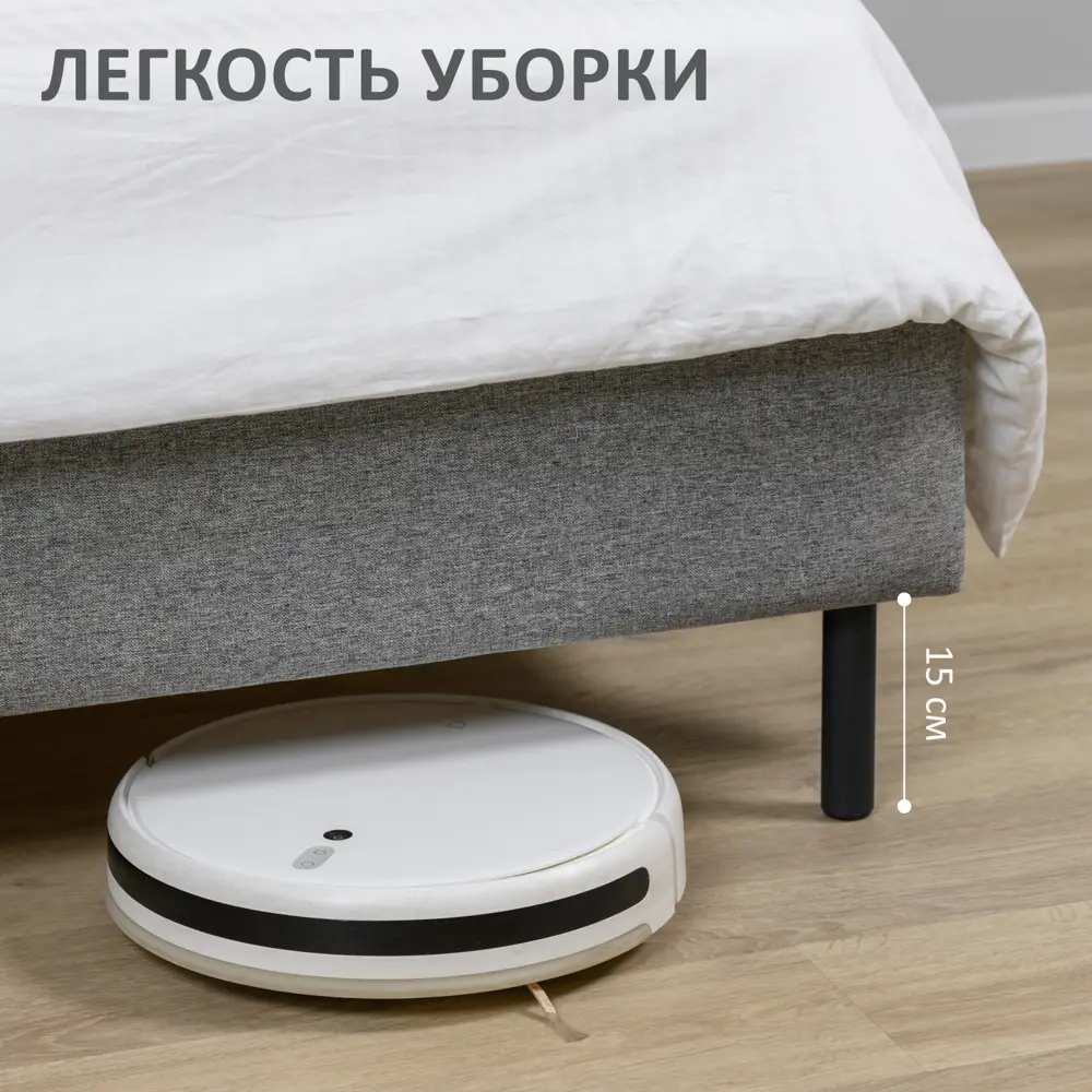 Фото 3 Кровать Romack Dali 168x81x207 см Рогожка цвет серый 1200_433 Фото 3 Кровать Romack Dali 168x81x207 см Рогожка цвет серый 1200_433