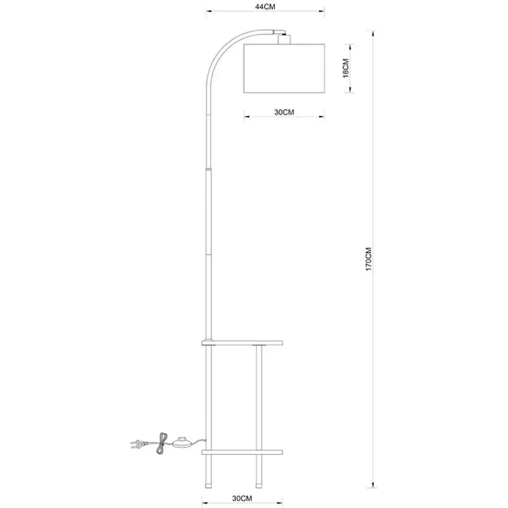 Фото 4 Торшер Arte Lamp Combo со столиком цвет черный Фото 4 Торшер Arte Lamp Combo со столиком цвет черный
