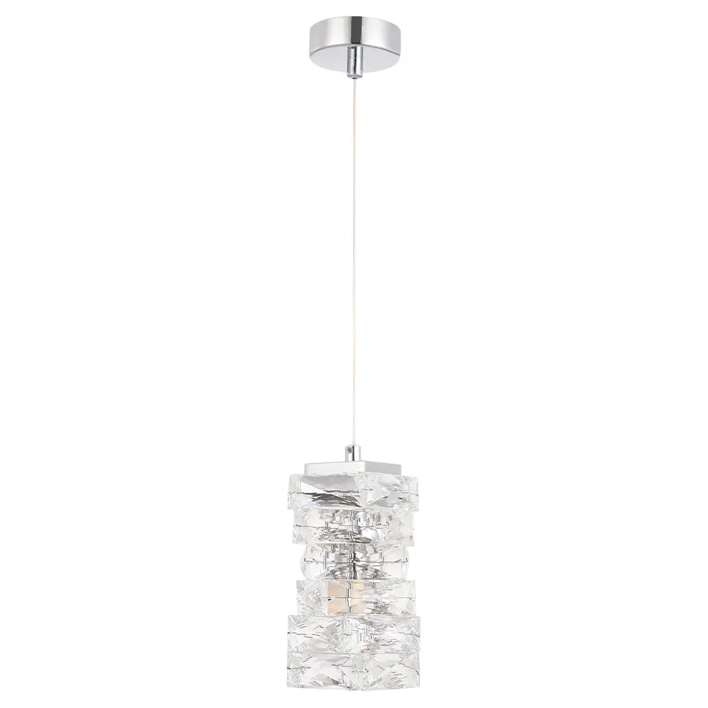 Фото Светильник подвесной Crystal lux Rolando Cu_3621_202 1 лампа 2 м² цвет хром Фото Светильник подвесной Crystal lux Rolando Cu_3621_202 1 лампа 2 м² цвет хром