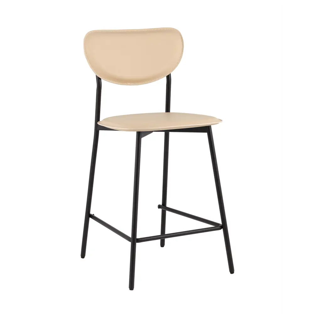 Фото 2 Полубарный стул Stool group Minnie HPB2318 HAB1-23 43x92 см цвет бежевый Фото 2 Полубарный стул Stool group Minnie HPB2318 HAB1-23 43x92 см цвет бежевый