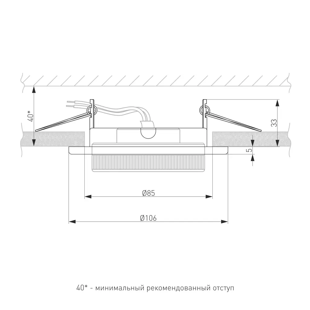 Фото 3 Встраиваемый светильник Elektrostandard 1035 GX53 WH белый Фото 3 Встраиваемый светильник Elektrostandard 1035 GX53 WH белый