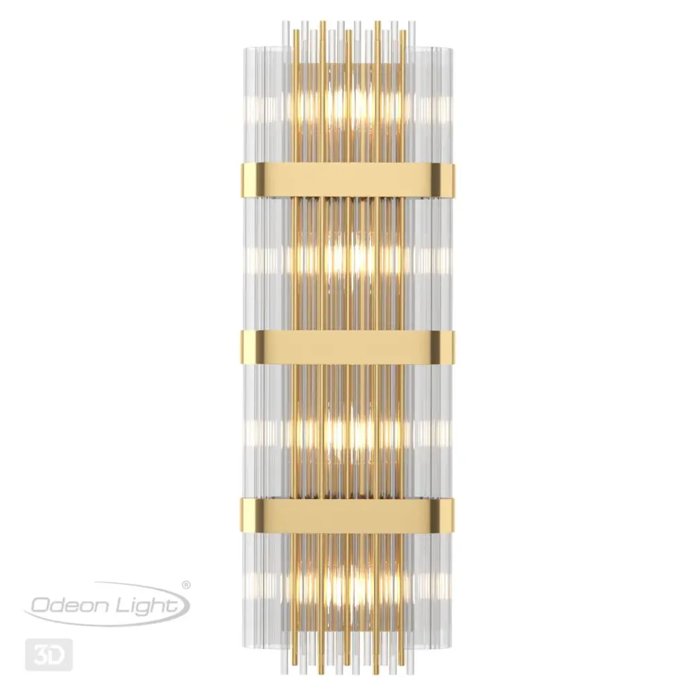 Фото 4 Настенный светильник Odeon Light Empire Od_4853_4w цвет золото/прозрачный Фото 4 Настенный светильник Odeon Light Empire Od_4853_4w цвет золото/прозрачный