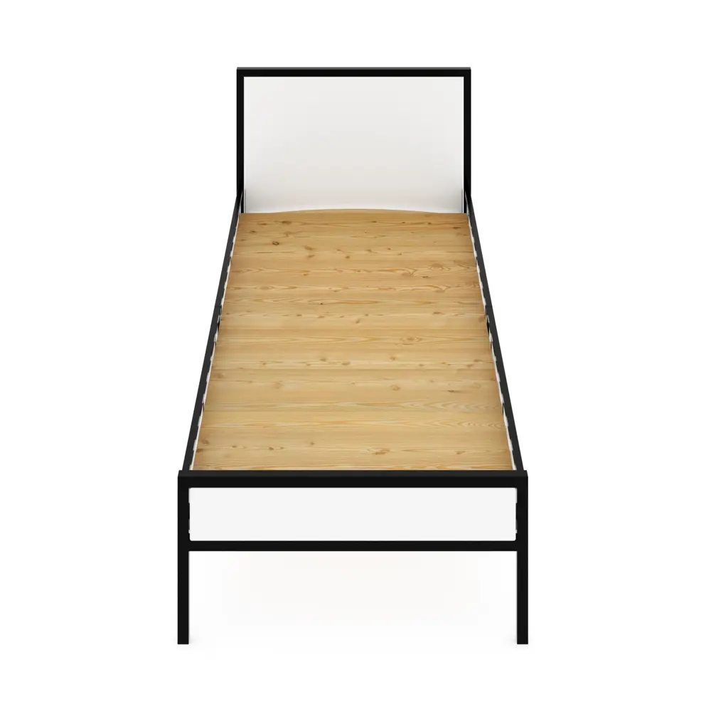 Фото 2 Кровать Solarius kr90loft-bel-black-full 95 x 90 x 206 см сосна цвет белый, черный Фото 2 Кровать Solarius kr90loft-bel-black-full 95 x 90 x 206 см сосна цвет белый, черный