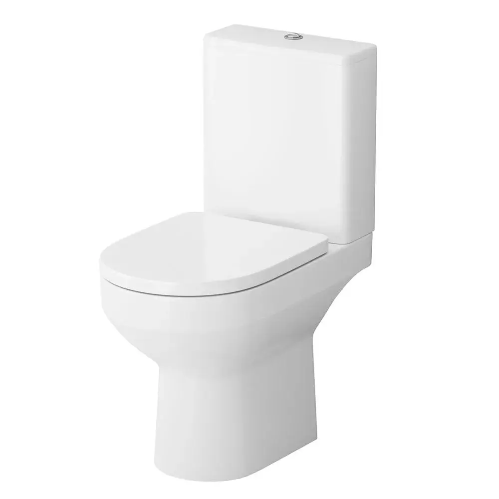 Фото 8 Унитаз-компакт AM.PM Spirit 2.0 C708600WH безободковый с бачком без сиденья, из стекловидного фарфора Фото 8 Унитаз-компакт AM.PM Spirit 2.0 C708600WH безободковый с бачком без сиденья, из стекловидного фарфора