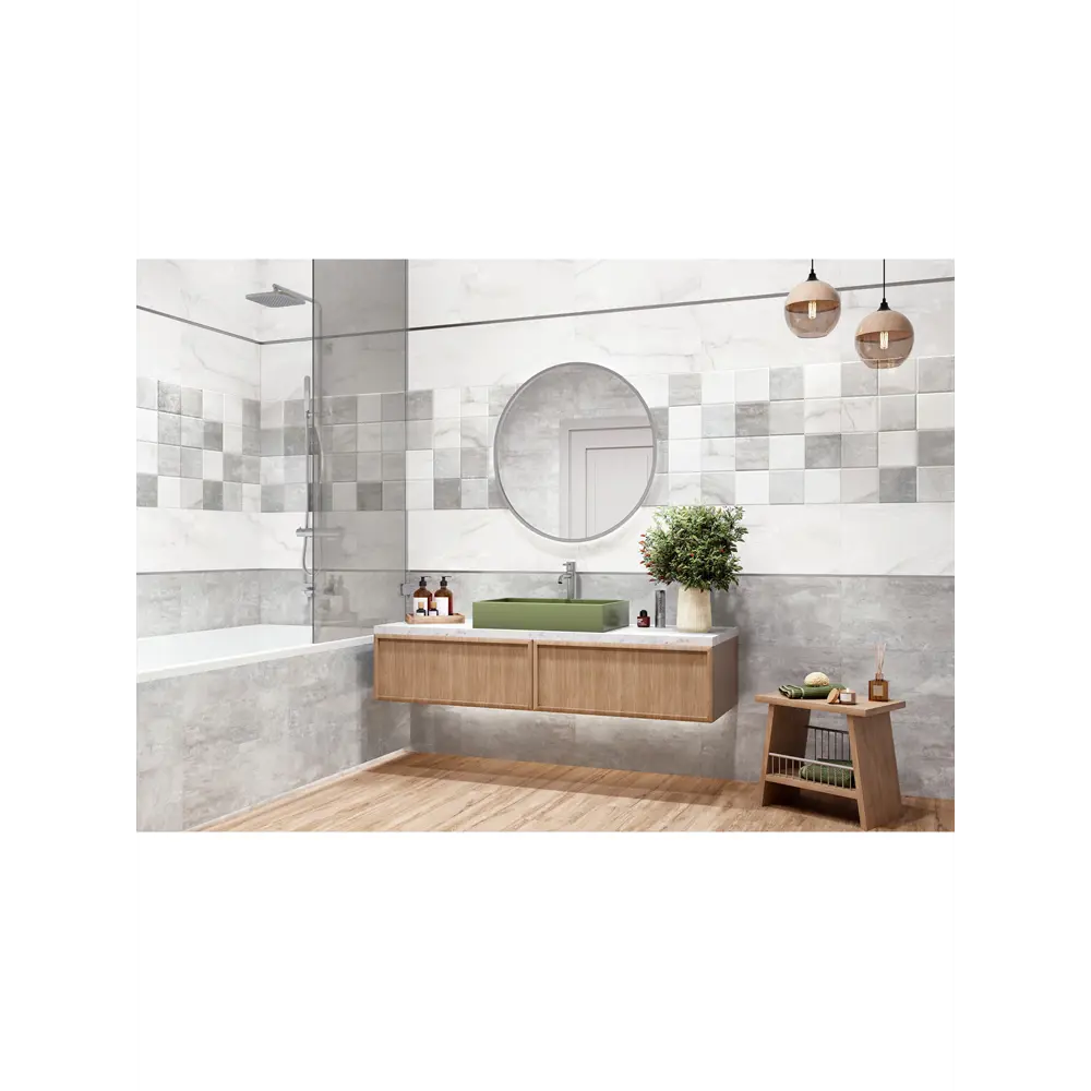 Фото 6 Настенная плитка New trend Titan WT36TIT55 30x60см цвет бежевый