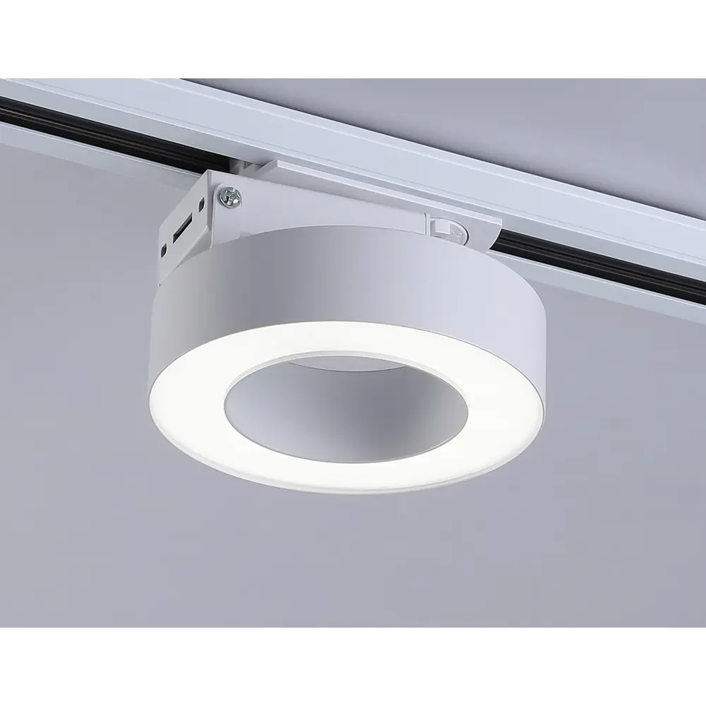 Фото 2 Трековый светильник спот светодиодный Ambrella light Gl6866 15 Вт однофазный нейтральный белый свет цвет белый Фото 2 Трековый светильник спот светодиодный Ambrella light Gl6866 15 Вт однофазный нейтральный белый свет цвет белый