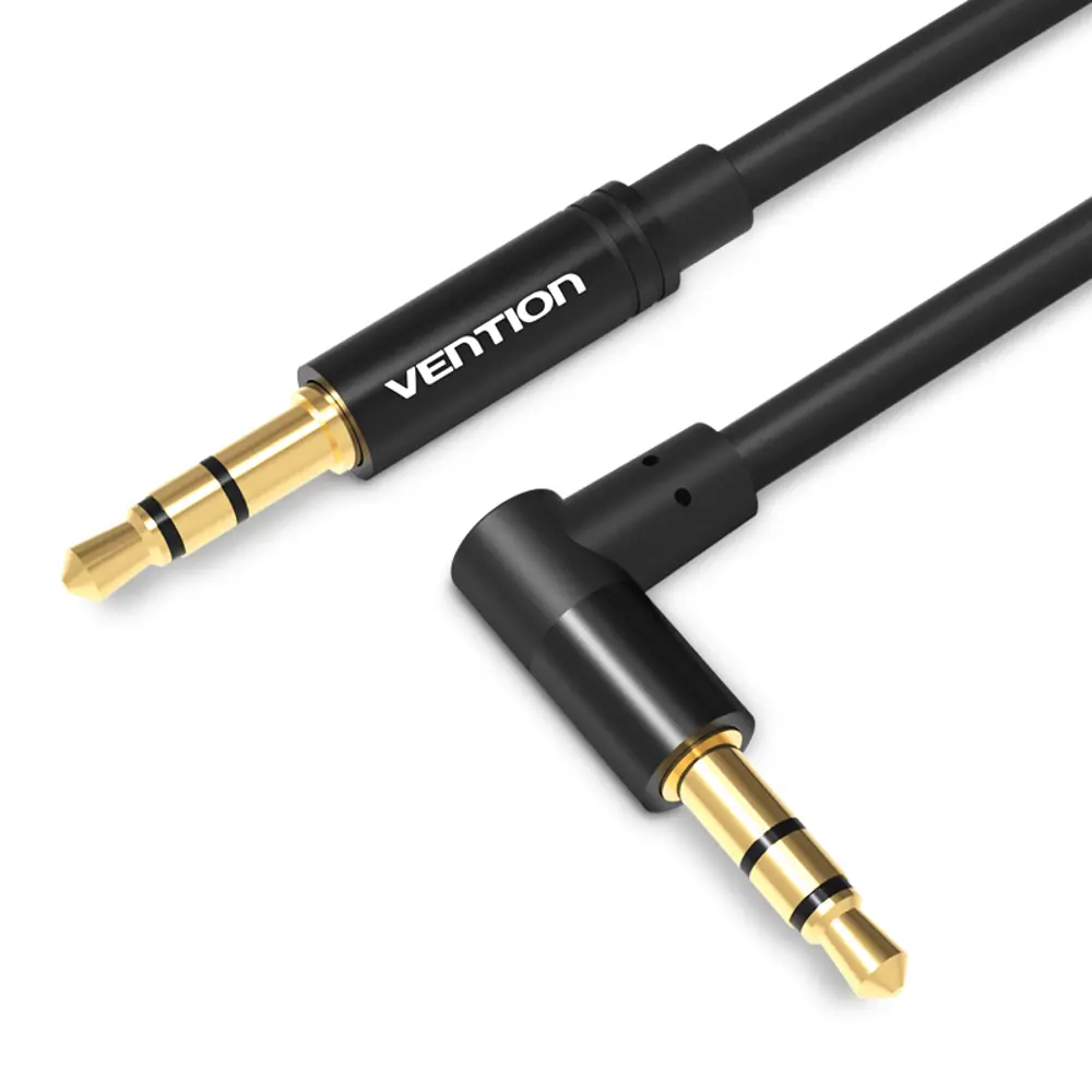 Фото 10 Кабель Vention аудио Jack 3/5 mm M/Jack 3/5 mm M угол 90 0.5 м черный BAKBD-T Фото 10 Кабель Vention аудио Jack 3/5 mm M/Jack 3/5 mm M угол 90 0.5 м черный BAKBD-T