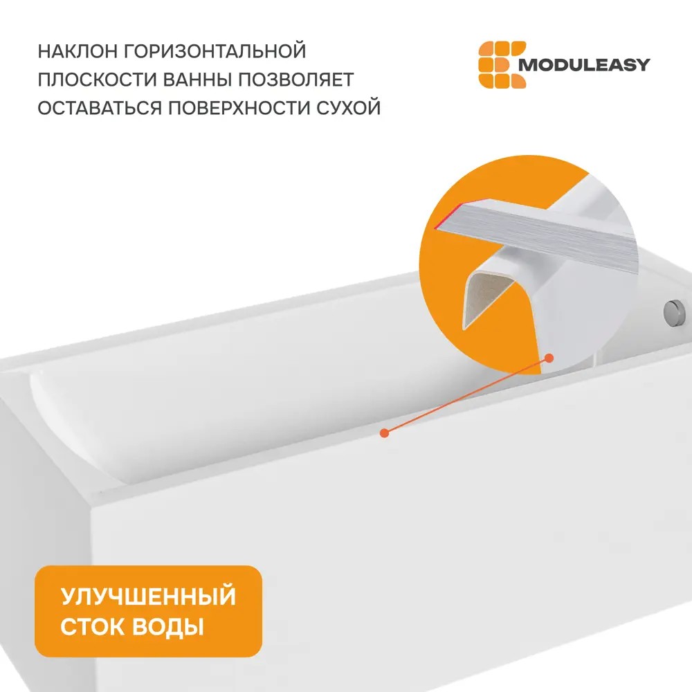 Фото 4 Прямоугольная ванна Moduleasy LENOR 01дэв1910 акрил 190х100см Фото 4 Прямоугольная ванна Moduleasy LENOR 01дэв1910 акрил 190х100см