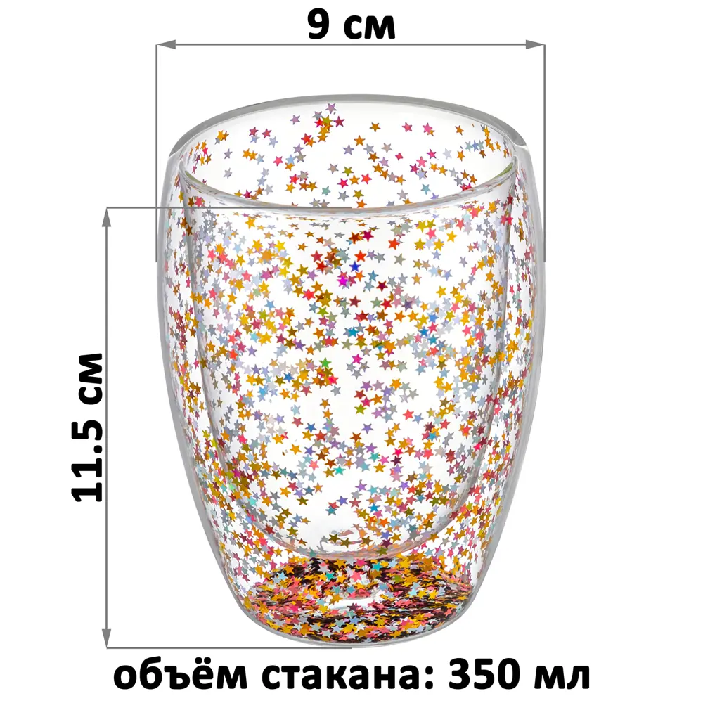 Фото 3 Набор стаканов 2 шт 350 мл Elan gallery стекло цвет прозрачный Фото 3 Набор стаканов 2 шт 350 мл Elan gallery стекло цвет прозрачный