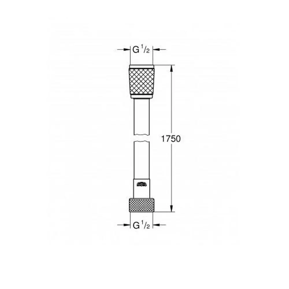 Фото 2 Душевой шланг Grohe Relexaflex 45992001 1.75 м Фото 2 Душевой шланг Grohe Relexaflex 45992001 1.75 м