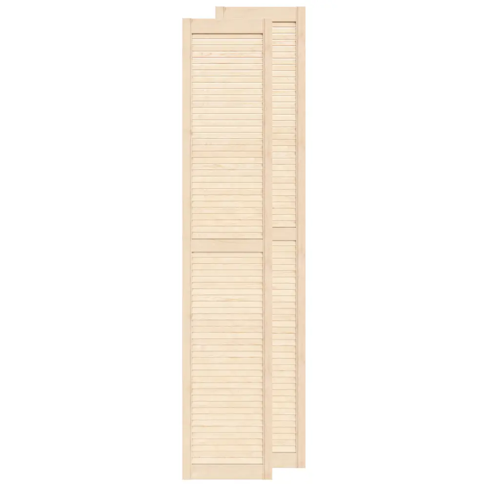 Фото Дверь жалюзийная деревянная Timber&Style 2160х344х20мм сосна Экстра 2шт