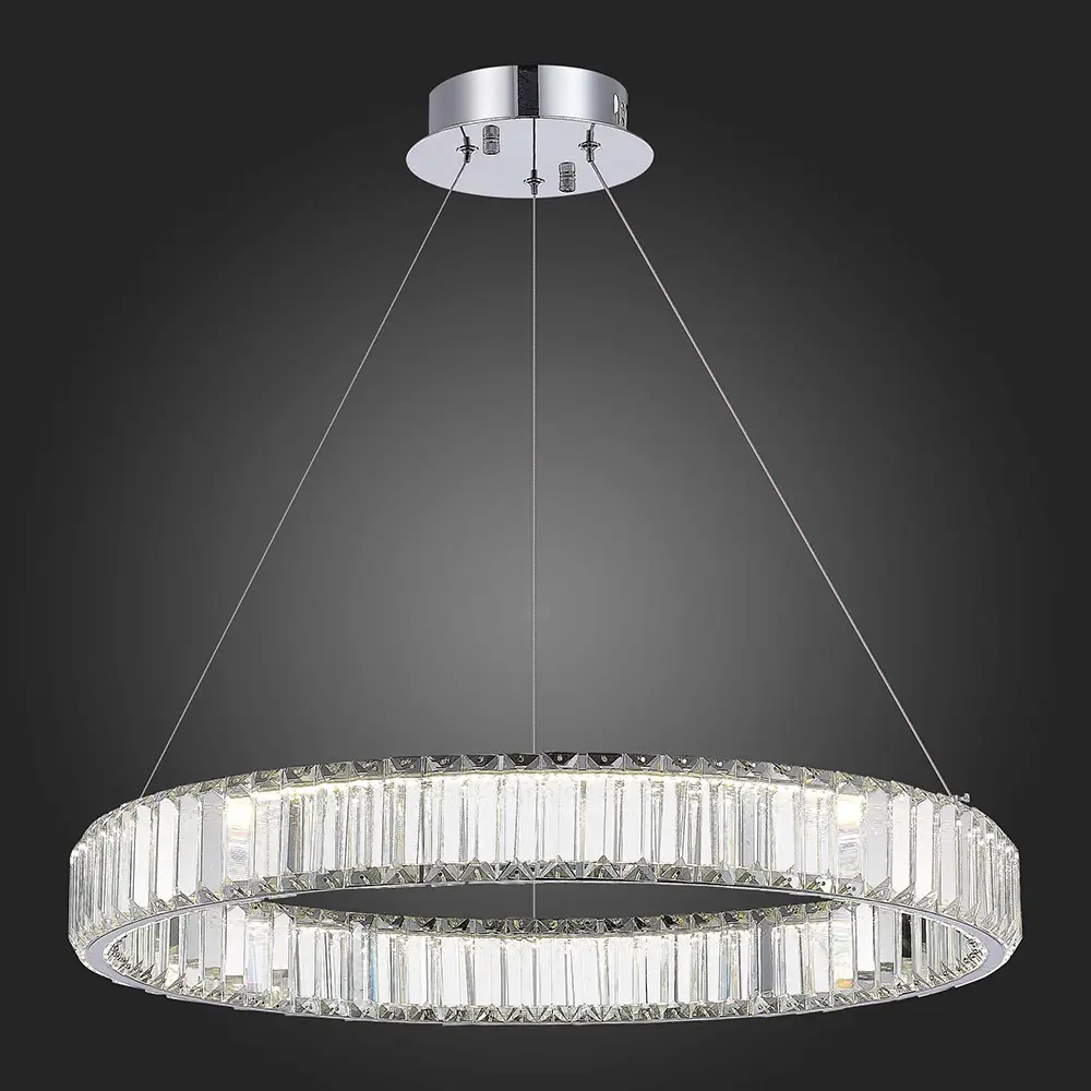 Фото 4 Люстра подвесная светодиодная ST LUCE SL1622.113.01 TIVOLI 24 м² нейтральный белый свет цвет хром Фото 4 Люстра подвесная светодиодная ST LUCE SL1622.113.01 TIVOLI 24 м² нейтральный белый свет цвет хром