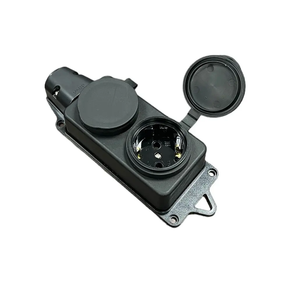 Фото 3 Удлинитель-шнур силовой Itok i-connect-SU-KG-315-2-44-15 2 розетки с заземлением 3x1.5 мм 15 м 3500 Вт цвет черный Фото 3 Удлинитель-шнур силовой Itok i-connect-SU-KG-315-2-44-15 2 розетки с заземлением 3x1.5 мм 15 м 3500 Вт цвет черный