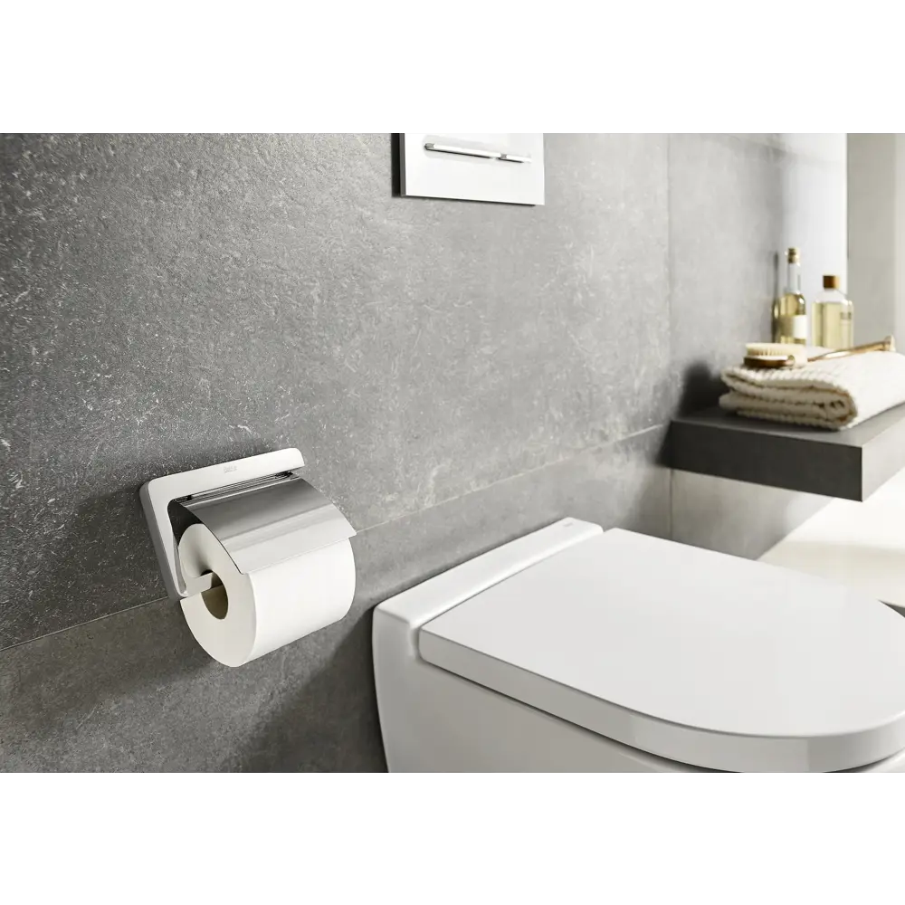 Фото 2 Держатель для туалетной бумаги Roca Tempo цвет хром 817033001 Фото 2 Держатель для туалетной бумаги Roca Tempo цвет хром 817033001