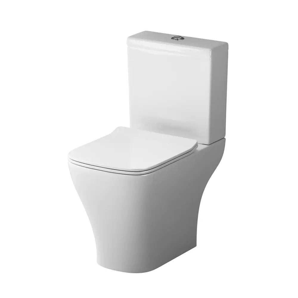 Фото Унитаз-компакт Damixa DX7S78608SC горизонтальный выпуск двойной слив Фото Унитаз-компакт Damixa DX7S78608SC горизонтальный выпуск двойной слив