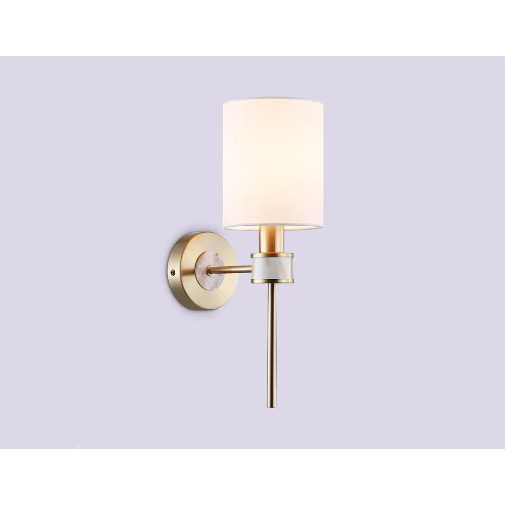 Фото 3 Настенный светильник Ambrella light High light Lh72375 цвет белый/латунь Фото 3 Настенный светильник Ambrella light High light Lh72375 цвет белый/латунь