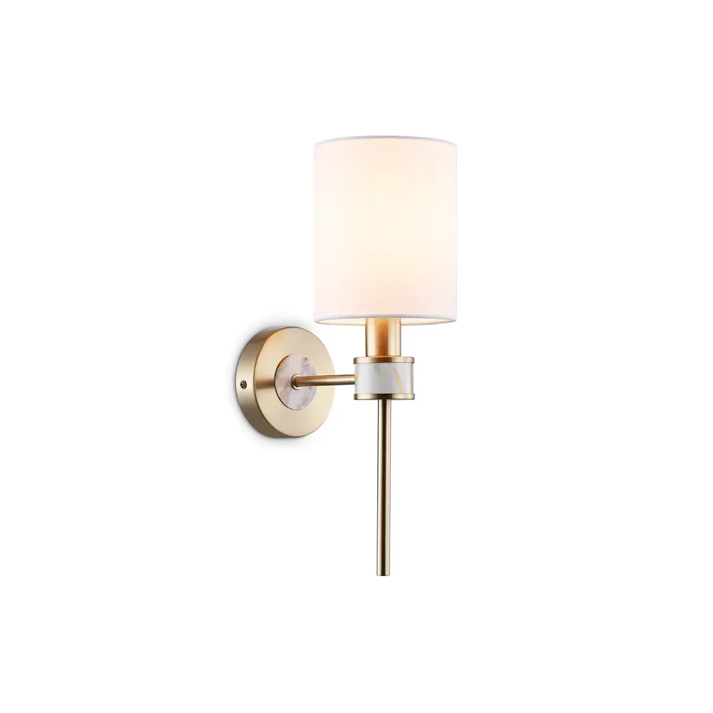 Фото Настенный светильник Ambrella light High light Lh72375 цвет белый/латунь Фото Настенный светильник Ambrella light High light Lh72375 цвет белый/латунь