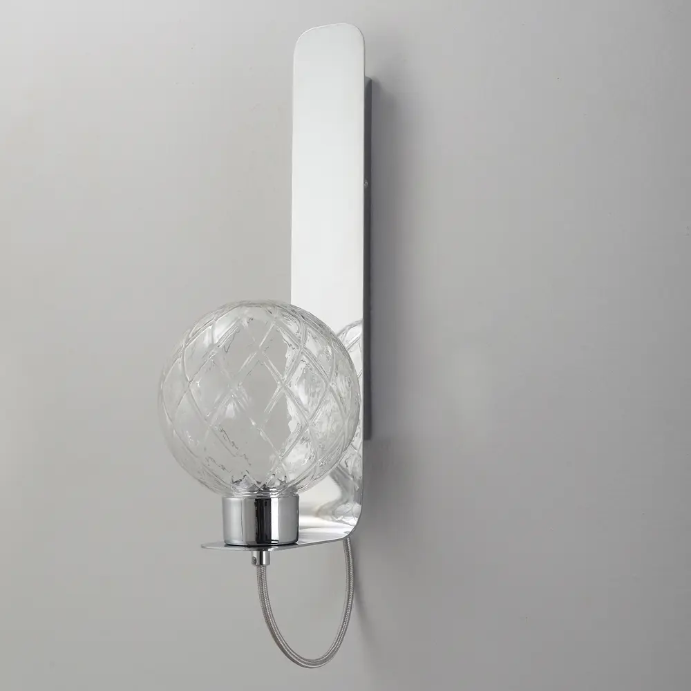 Фото 2 Настенный светильник светодиодный Crystal Lux Bella ap1 chrome теплый белый (желтый) свет цвет хром/прозрачный Фото 2 Настенный светильник светодиодный Crystal Lux Bella ap1 chrome теплый белый (желтый) свет цвет хром/прозрачный