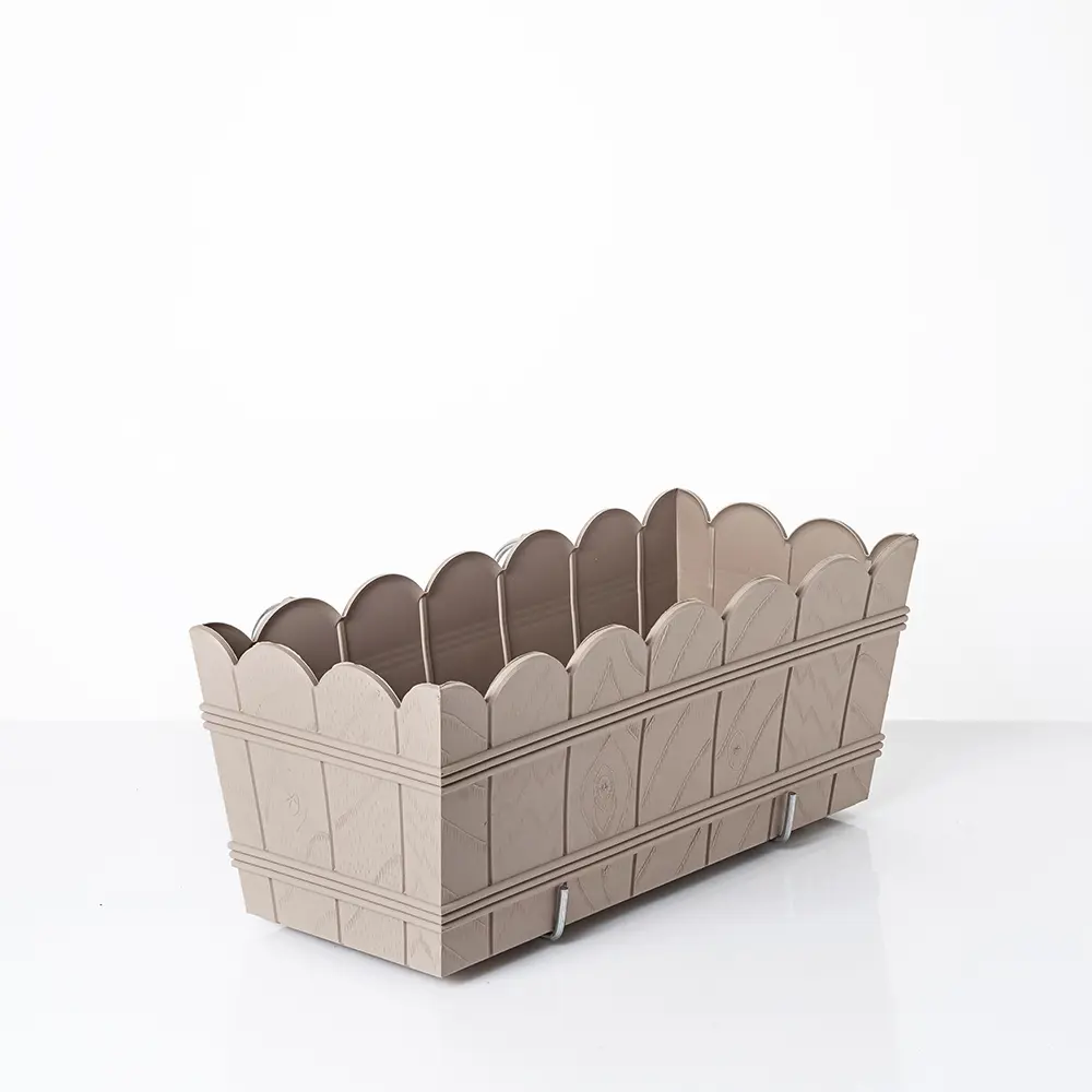 Фото Балконный ящик 2738-051 Form-plastic 40 см 15 см 8.5 л полипропилен коричневый Фото Балконный ящик 2738-051 Form-plastic 40 см 15 см 8.5 л полипропилен коричневый