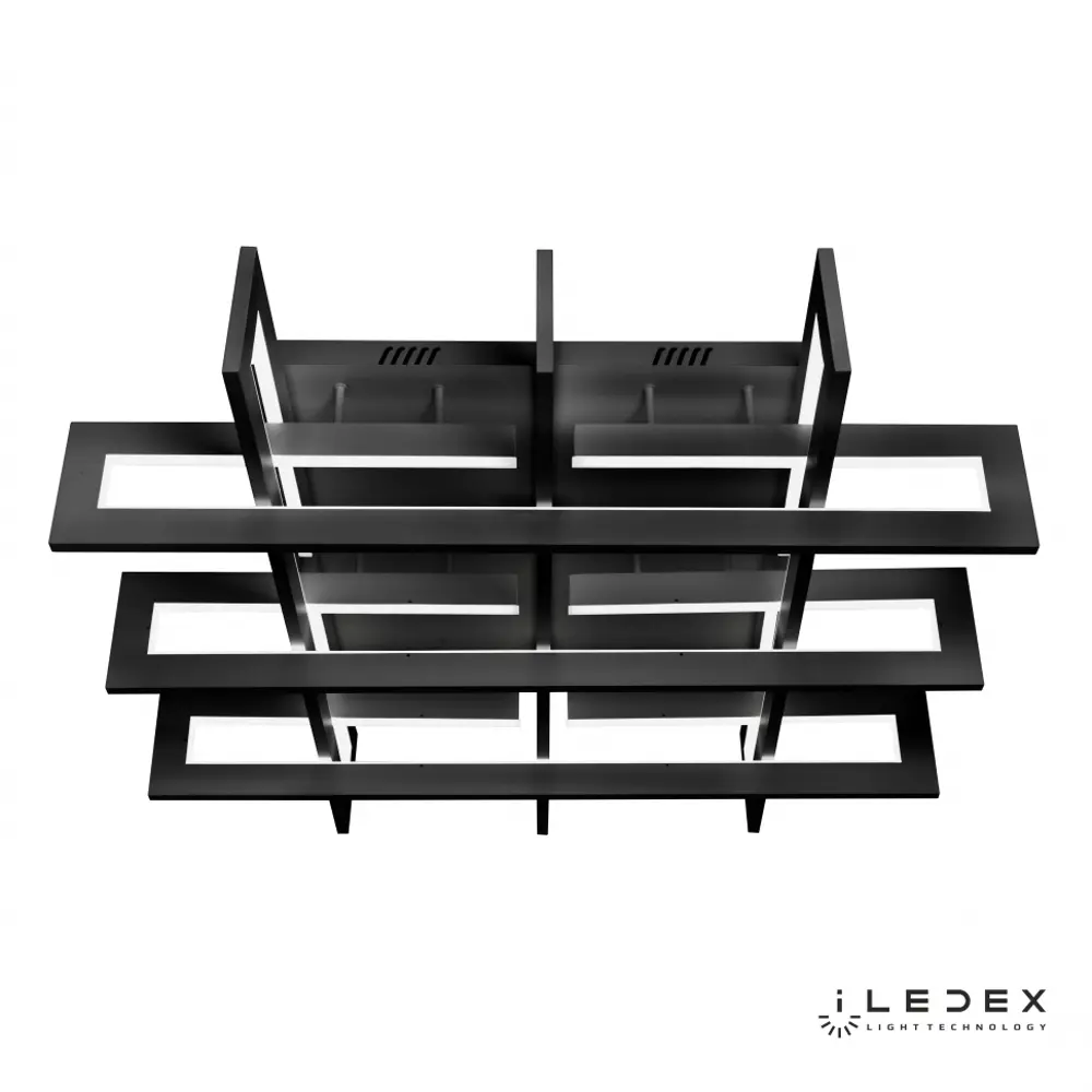 Фото 3 Люстра потолочная светодиодная Iledex Stalker 9082-800x800-X 192W BK нейтральный белый свет Фото 3 Люстра потолочная светодиодная Iledex Stalker 9082-800x800-X 192W BK нейтральный белый свет