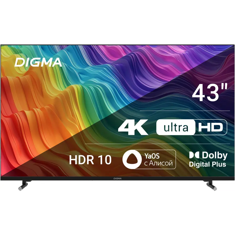 Фото Телевизор Digma DM-LED43UBB33 4K Ultra HD 43" 108 см цвет черный Фото Телевизор Digma DM-LED43UBB33 4K Ultra HD 43" 108 см цвет черный